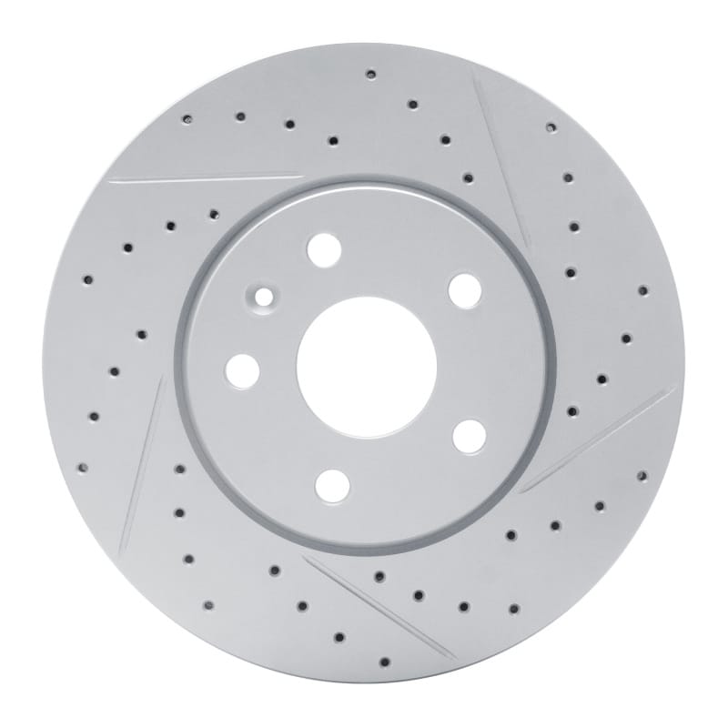 R1 Concepts — R1 10-25 Buick Allure Front Right Drilled & Slotted Geo-Carbon Rotor