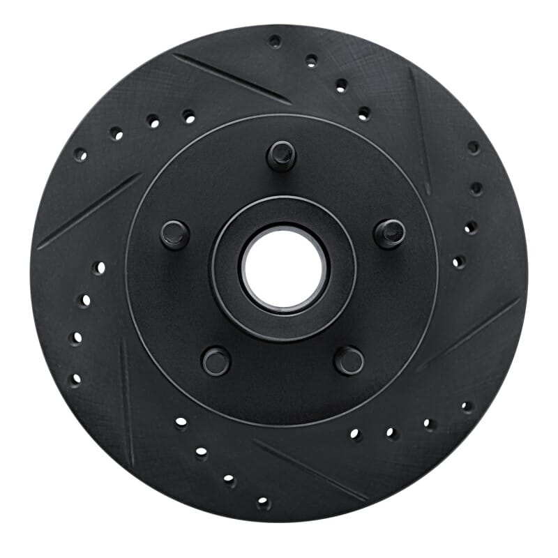 R1 Concepts — R1 72-73 Ford Gran Torino Front Right Drilled & Slotted Black Brake Rotor
R1 Brake Rotor Drill