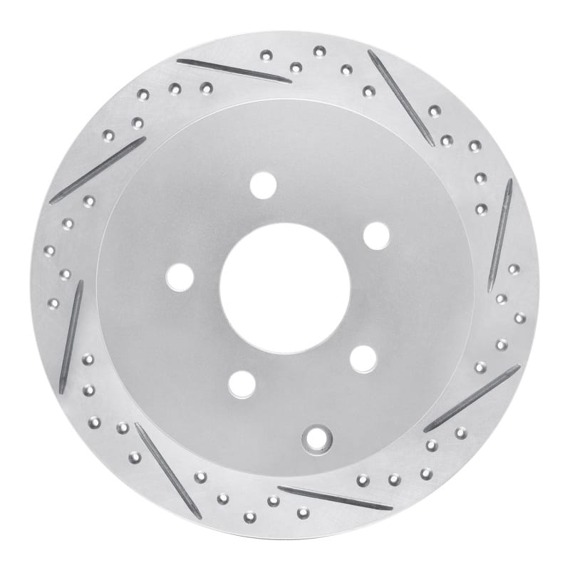 R1 Concepts — R1 01-07 Buick Rendezvous Rear Right Drilled & Slotted Geo-Carbon Rotor