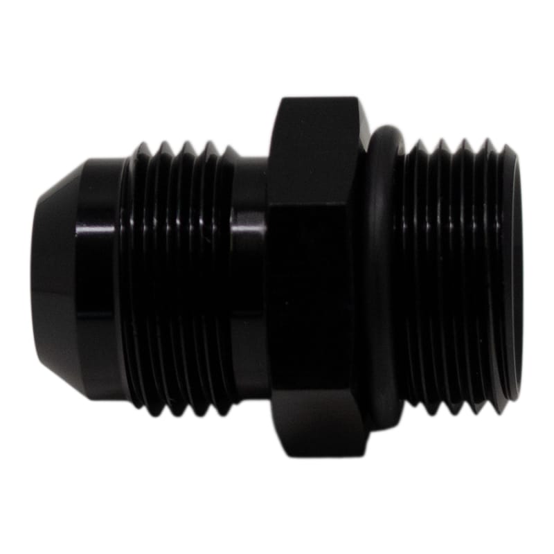DeatschWerks — DeatschWerks 10AN ORB Male to 10 AN Male Flare Adapter (Incl O-Ring) - Anodized Matte Black
Lines & Fittings