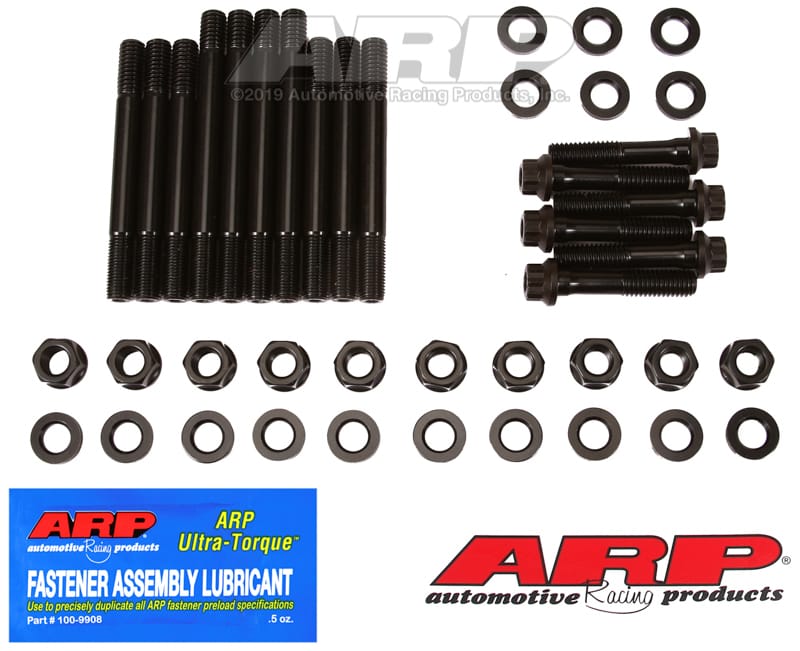 ARP — ARP SB Chevy w/1/2in straps F&R main stud kit