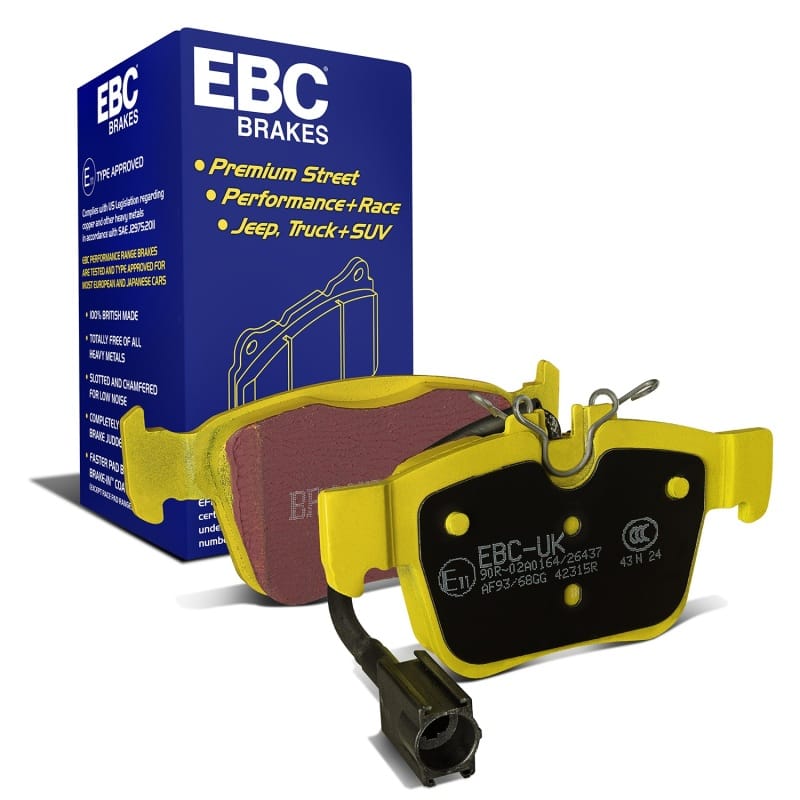 EBC — EBC 2017+ Alfa Romeo Giulia 2.0T Yellowstuff Rear Brake Pads
Disc Brake Pad