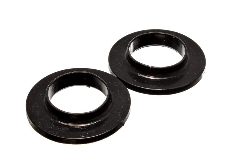 Energy Suspension — Energy Suspension Universal 2 1/8in ID 3 3/4in OD 3/4in H Black Coil Spring Isolators (2 per set)
CoilSprngInsulator