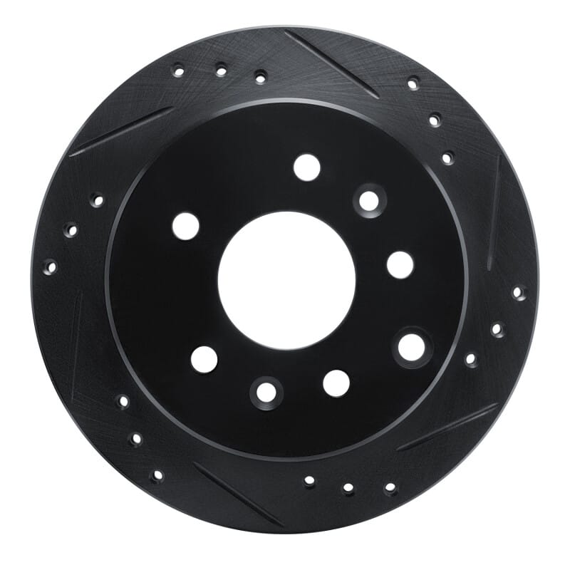 R1 Concepts — R1 90-91 Mazda 929 Rear Right Drilled & Slotted Black Brake Rotor
R1 Brake Rotor Drill