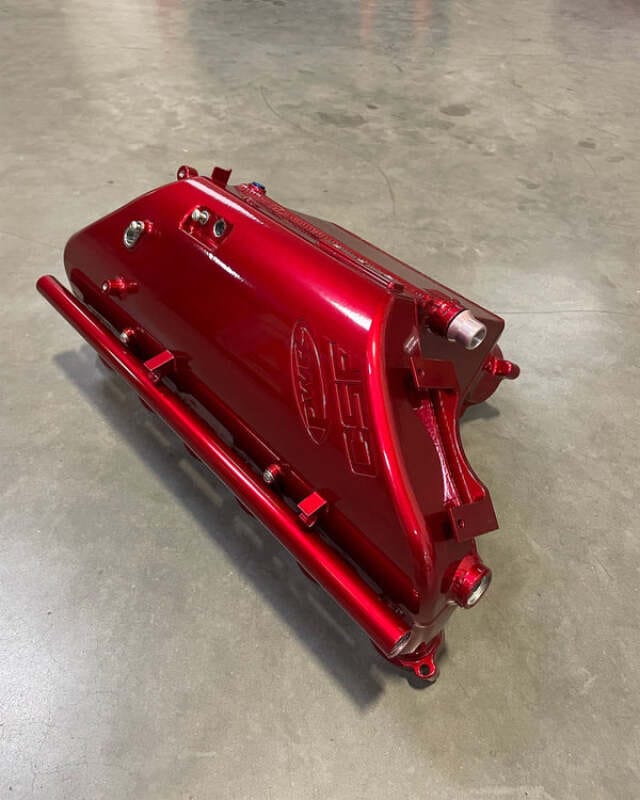 CSF — CSF BMW M2/M3/M4 S58 (G8X) Charge-Air Cooler Manifold - Candy Apple Red