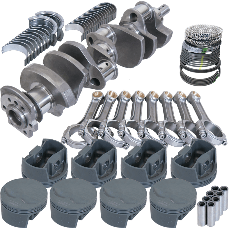 Eagle — Eagle Chevy 400 3.750in Crank 5.700in I-Beam Rods -5cc Flat Top 4.125in Pistons Rotating Assembly
Street & Strip Assy