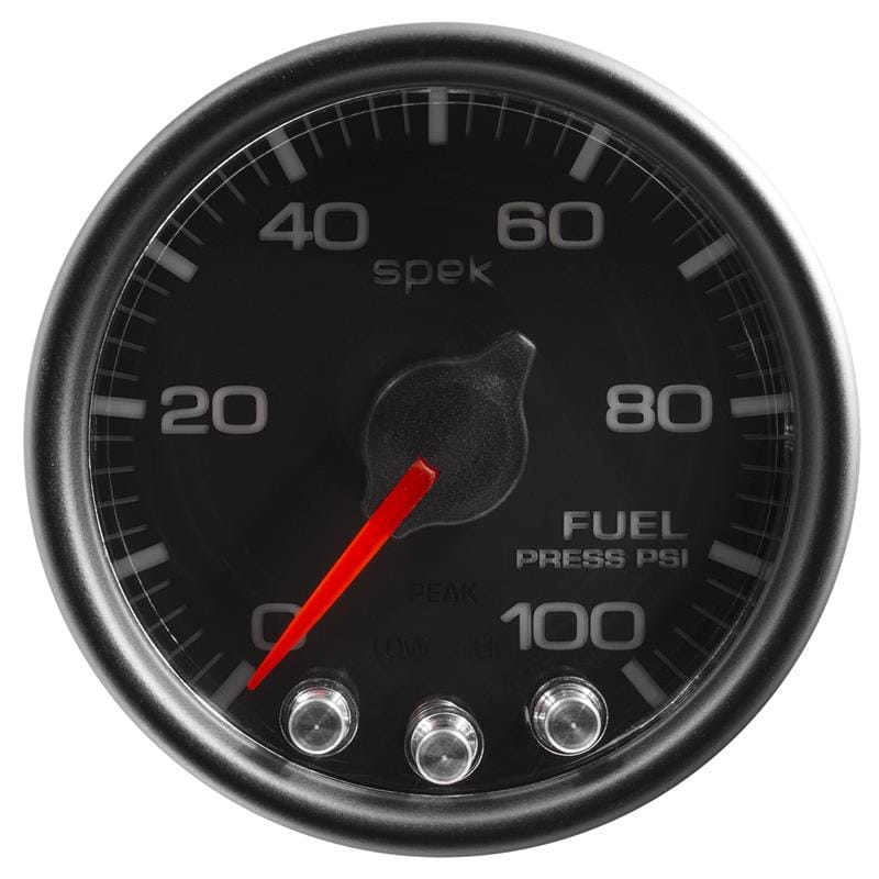 AutoMeter — Autometer Spek-Pro Gauge Fuel Press 2 1/16in 100psi Stepper Motor W/Peak & Warn Blk/Blk
GA 2" FP 100 BCB SPK