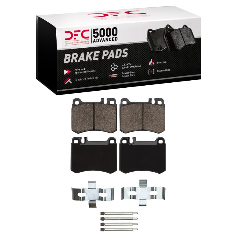 DFC — DFC 86-89 Mercedes-Benz 560SL Front 5000 Advanced Semi Metallic Brake Pads and Hardware Kit
DFC Brake Pad Set