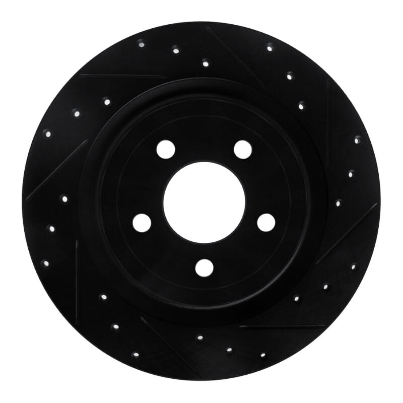 R1 Concepts — R1 20-25 Ford Explorer Rear Right Drilled & Slotted Black Brake Rotor
R1 Brake Rotor Drill