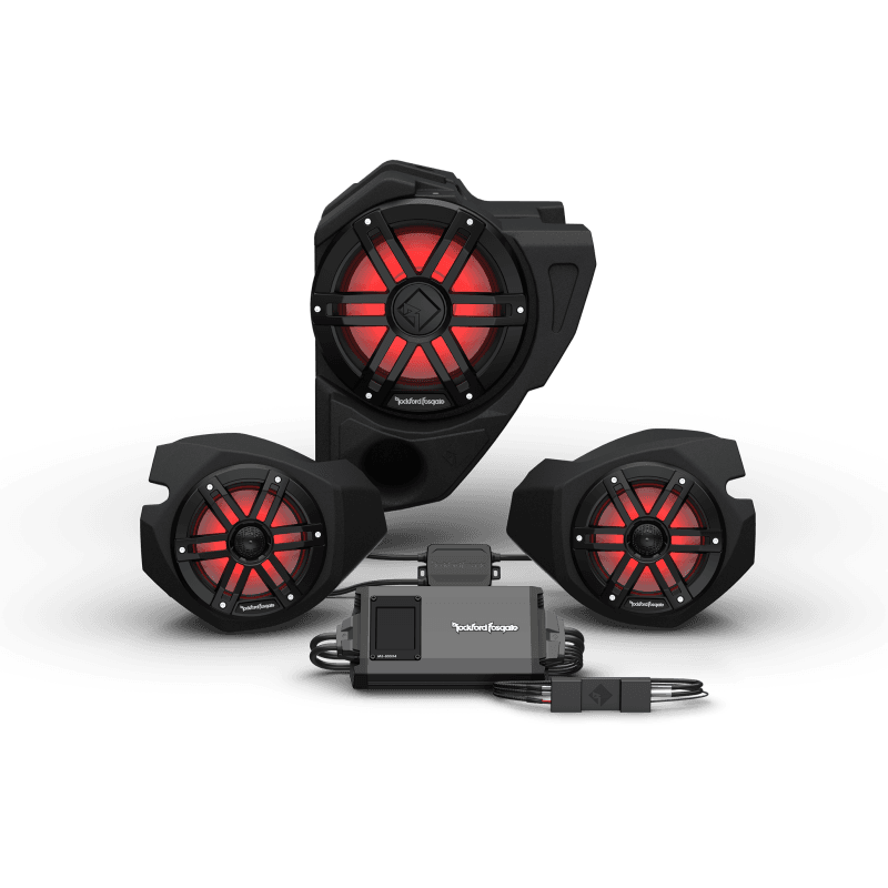 Rockford Fosgate UTV — Rockford Fosgate 14+ RZR Stage-3 Audio System For Ride Command (Gen-3)