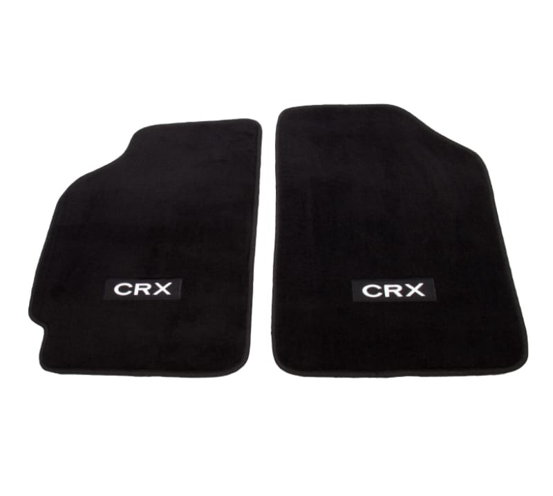 NRG — NRG Floor Mats - 88-91 Honda Civic (CRX Logo) - 2pc.