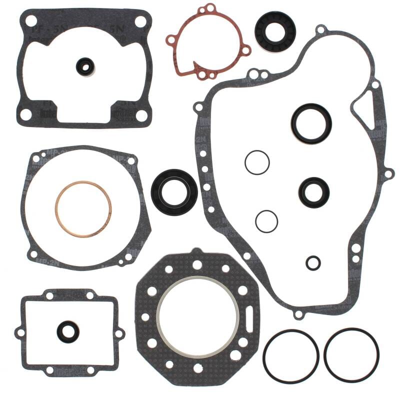 Vertex Pistons — Vertex Gaskets 84-85 Kawasaki KXT250 Tecate Complete Gasket Kit w/ Oil Seals