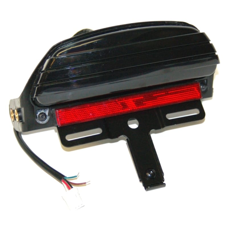 Letric Lighting — Letric Lighting 2006+ FXST Model Softail Replacement LED Taillight - Smoked Lens Fits