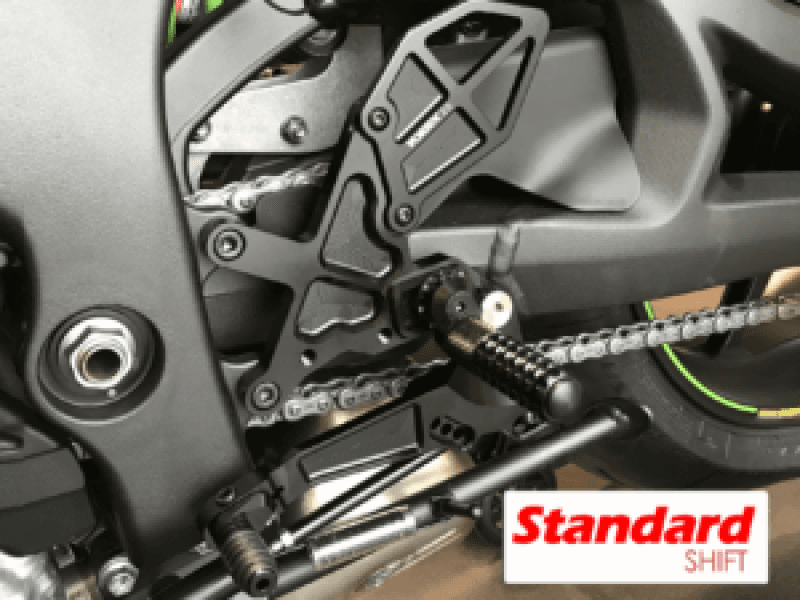 Vortex Racing — Vortex Racing 16-20 Kawasaki ZX-10R Ninja ZX1000,17-20 ZX-10RR Ninja ZX1000 Rear Set- Black