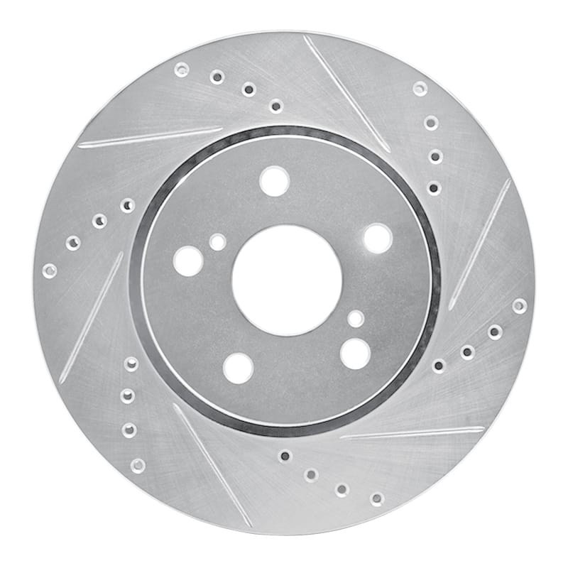 R1 Concepts — R1 18-22 Toyota C-HR Front Right Drilled & Slotted Silver Brake Rotor
R1 Brake Rotor Drill