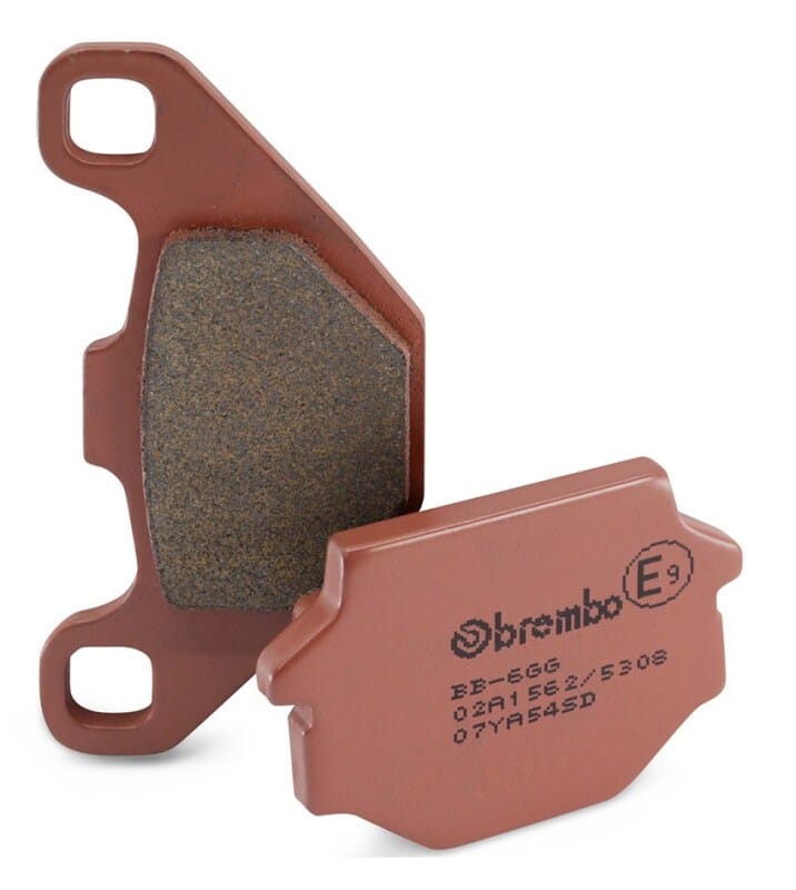 Brembo OE Powersports — Brembo OE 90-90 Derbi DXR Quad (Front disc) 200cc Brake Pad - Rear