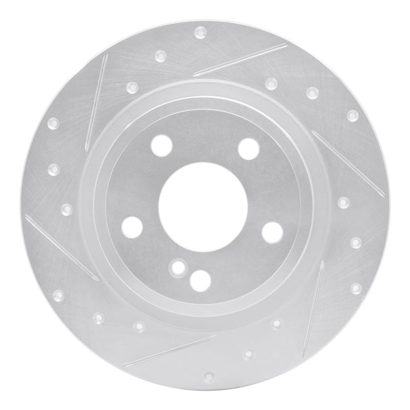 R1 Concepts — R1 14-20 Infiniti QX30 Rear Left Drilled & Slotted Silver Brake Rotor
R1 Brake Rotor Drill