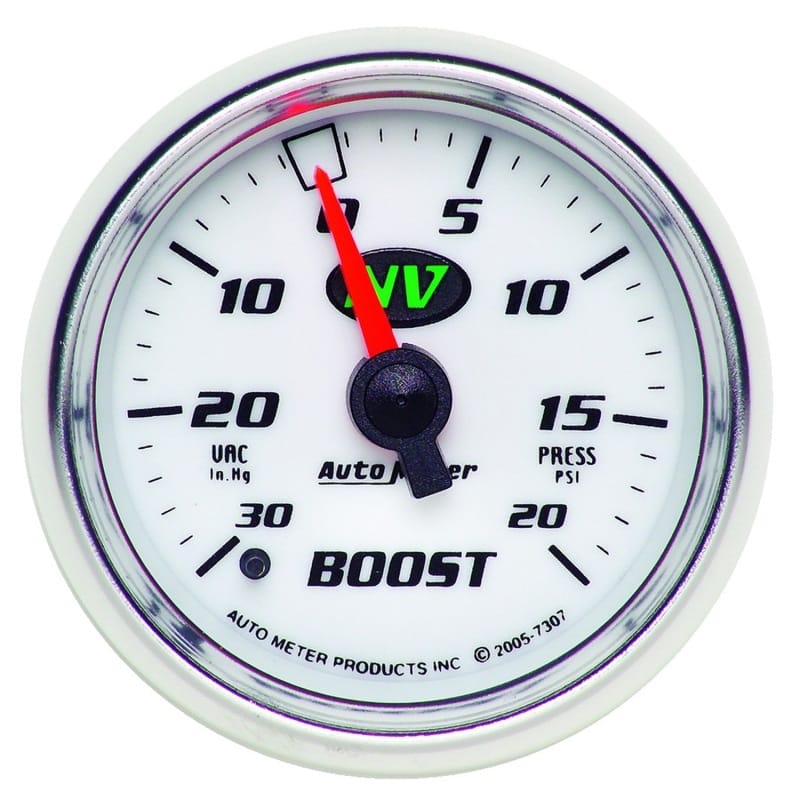 AutoMeter — Autometer 52.4mm Mechanical Vacuum / Boost Gauge
2-1/16" BOOST-VAC, 3