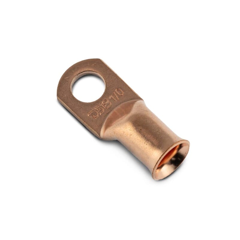 DS18 — DS18 1/0-GA Copper Ring Terminals Pack of 10