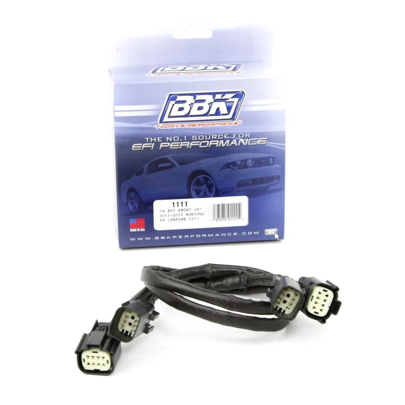 BBK — BBK 11-14 Mustang V6 Front O2 Sensor Wire Harness Extensions 24 (pair)
O2 Harness Extension
O2SnsrExtCbl