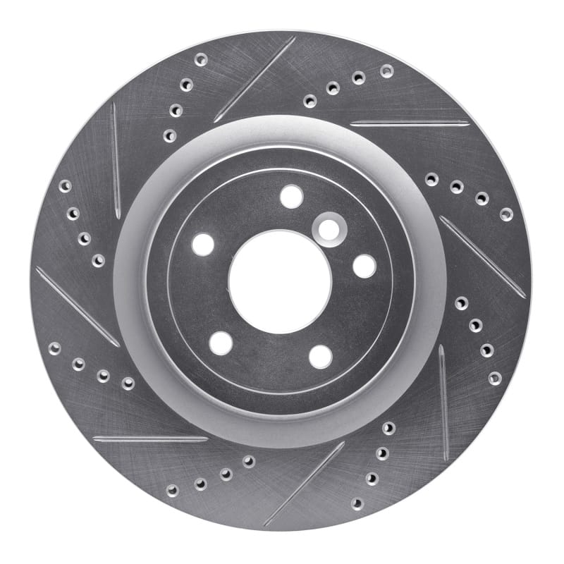 R1 Concepts — R1 16-24 Jaguar XF Rear Left Drilled & Slotted Silver Brake Rotor
R1 Brake Rotor Drill