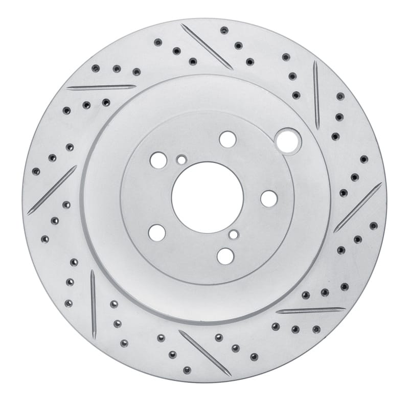 R1 Concepts — R1 17-25 Subaru Brz Rear Right Drilled & Slotted Geo-Carbon Rotor