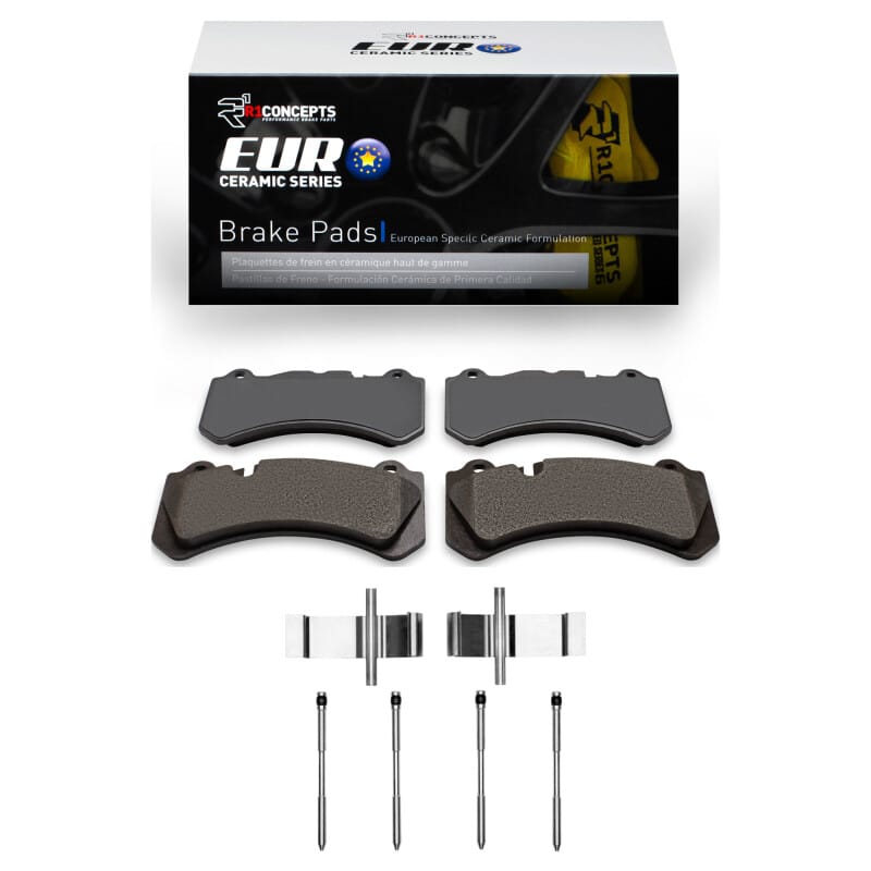 R1 Concepts — R1 16-17 Volvo S60 Front Euro Ceramic Pads & Hardware Kit
R1 Euro Ceramic Pads
