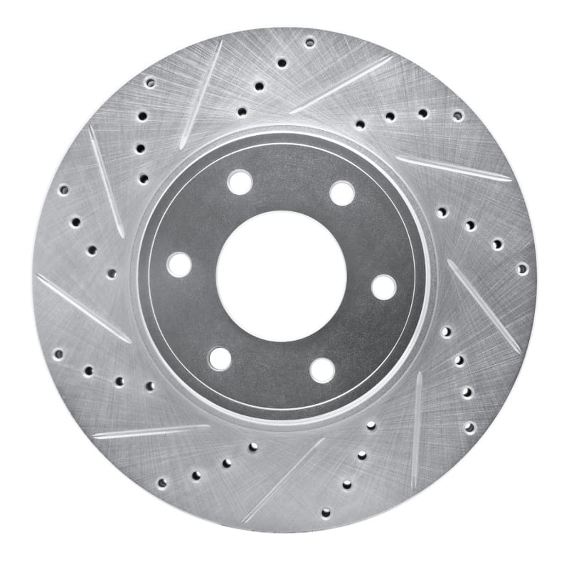 R1 Concepts — R1 06-09 Chevrolet Trailblazer Front Left Drilled & Slotted Silver Brake Rotor
R1 Brake Rotor Drill