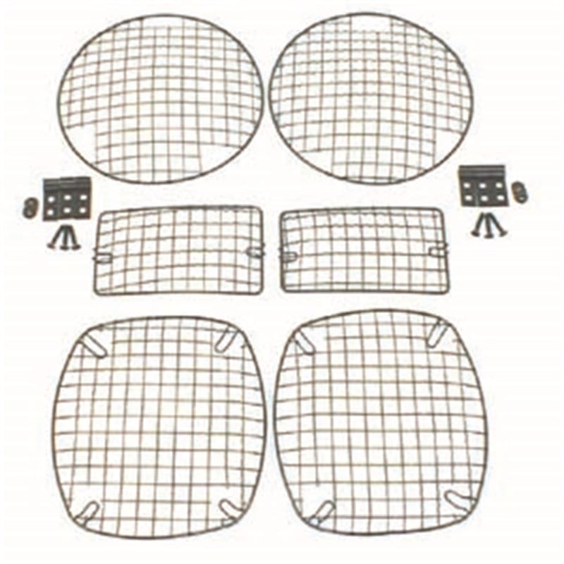 Rugged Ridge — Rugged Ridge 97-06 Jeep Wrangler TJ Black Stone Guard Set
Head Light Guard
OFFROAD_EXTERIOR
