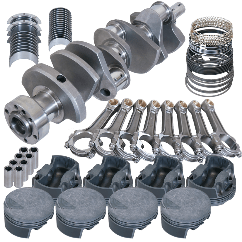 Eagle — Eagle Chevy 454 1Pc 4.250in Crank 6.385in I-Beam Rod -3cc Flat Top 4.320in Pistons Rotating Assembly
Street & Strip Assy
