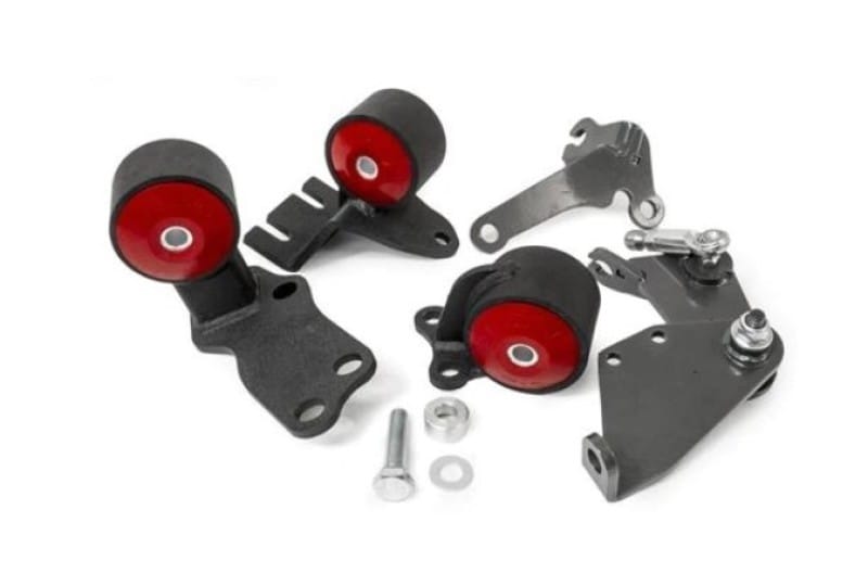 Innovative Mounts — Innovative 88-91 Civic B-Series Black Steel Mounts 95A Bushings (Cable to Hydro Conversion)