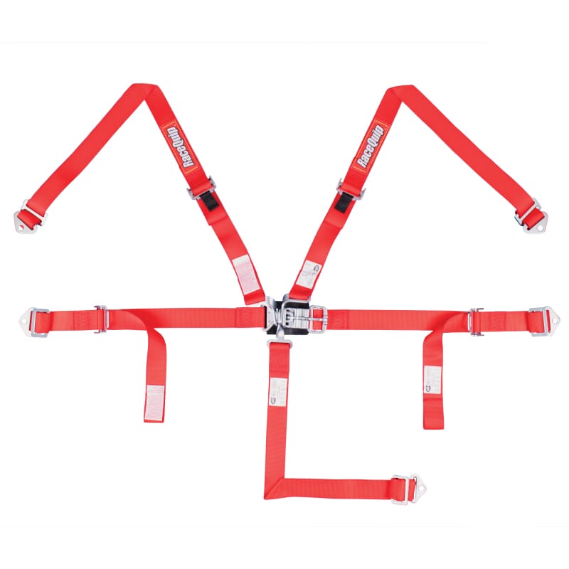 Racequip — RaceQuip Red JR. L & L 5pt Harness