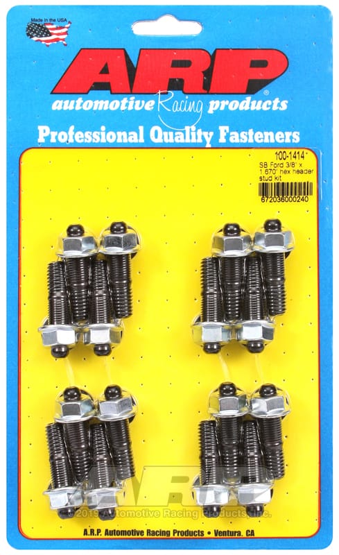 ARP — ARP SB Ford 3/8 x 1.670in Hex Header Stud Kit