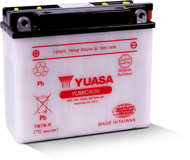 Yuasa Battery — Yuasa YB7B-B Yumicron 12-Volt Battery