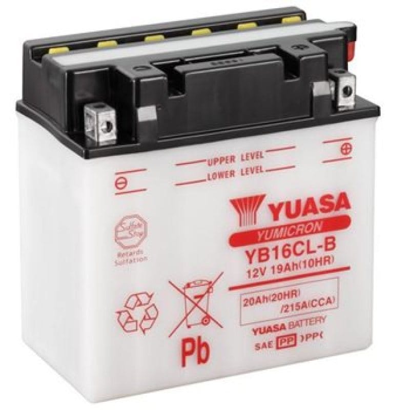 Yuasa Battery — Yuasa YB16CL-B Yumicron 12-Volt Battery