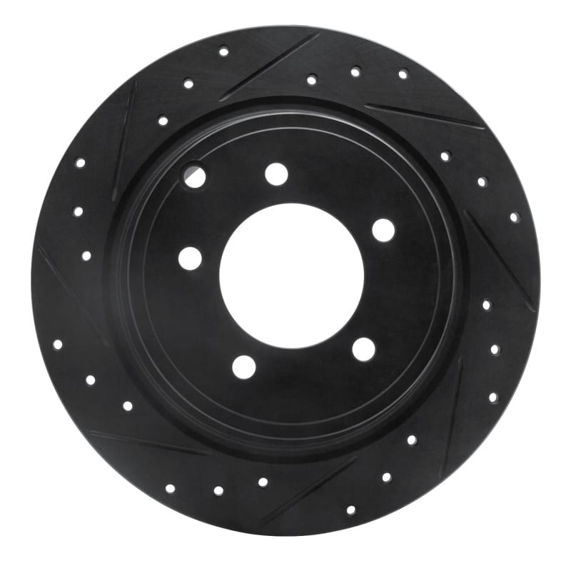 R1 Concepts — R1 07-17 Chrysler 200 Rear Left Drilled & Slotted Black Brake Rotor
R1 Brake Rotor Drill