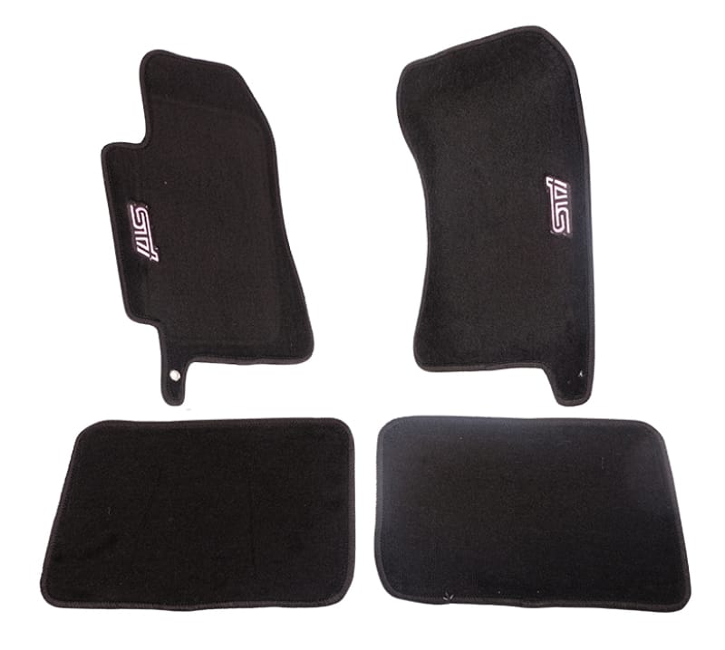 NRG — NRG Floor Mats - 04-07 Subaru WRX STI (STi Logo) - 4pc.
