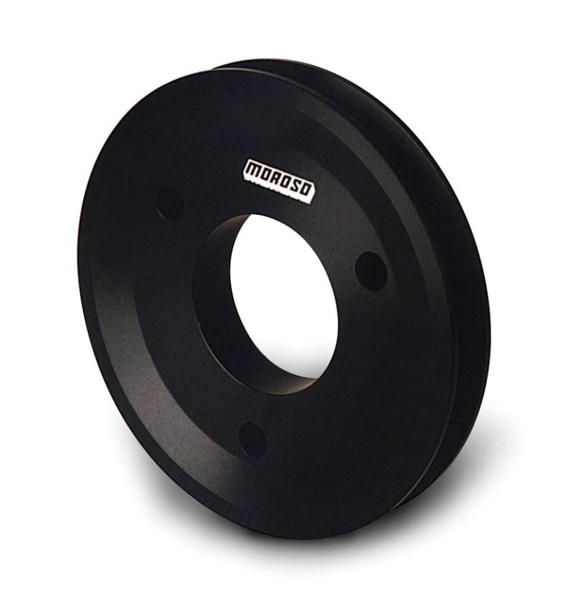 Moroso — Moroso Chevrolet Big Block (w/Short Pump) Crankshaft Pulley - Single Groove - Billet Aluminum