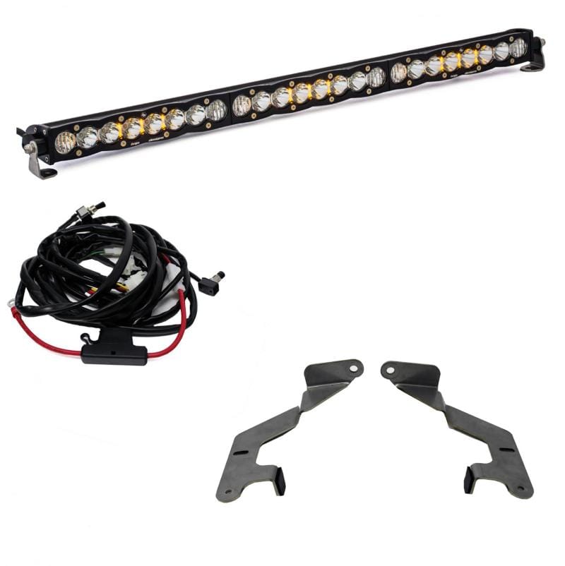 Baja Designs — Baja Designs 2014+ 30in Grille LED Light Bar Kit For Toyota Tundra S8 Driving Combo