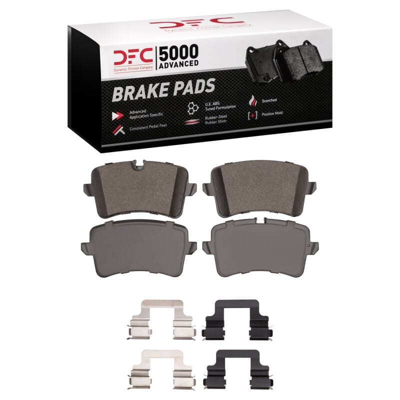 DFC — DFC 11-23 Audi A6 (USA/Canada) Rear 5000 Advanced Low Metallic Brake Pads and Hardware Kit
DFC Brake Pad Set