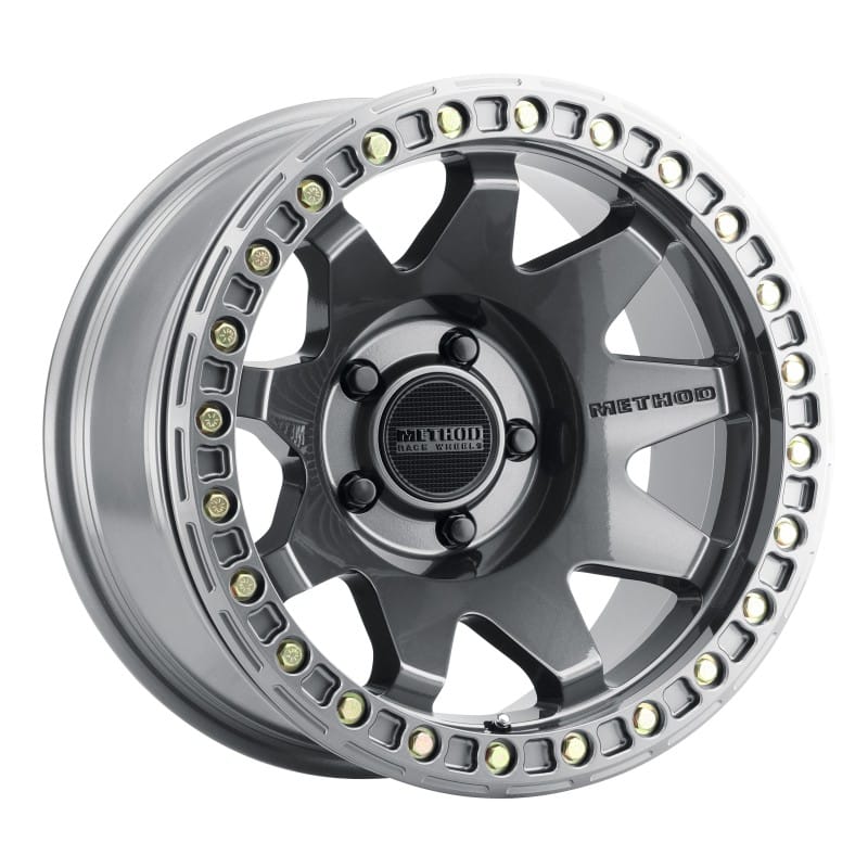 Method Wheels — Method MR108 17x9 -44mm Offset 5x5 71.5mm CB Gloss Titanium w/BH-H24125-38 Wheel