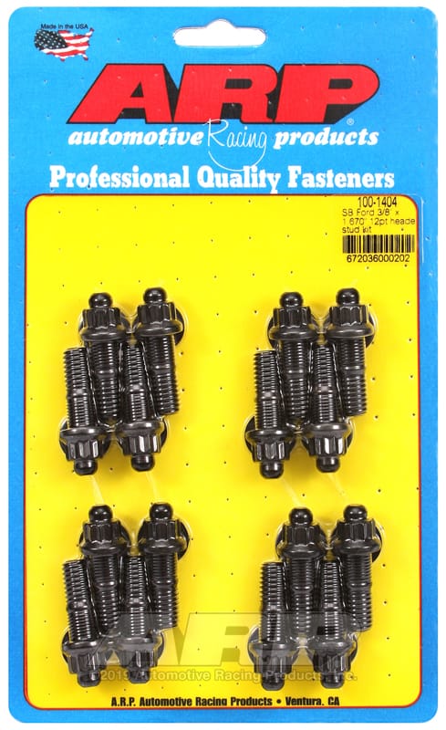 ARP — ARP SB Ford 3/8 x 1.670in 12pt Header Stud Kit