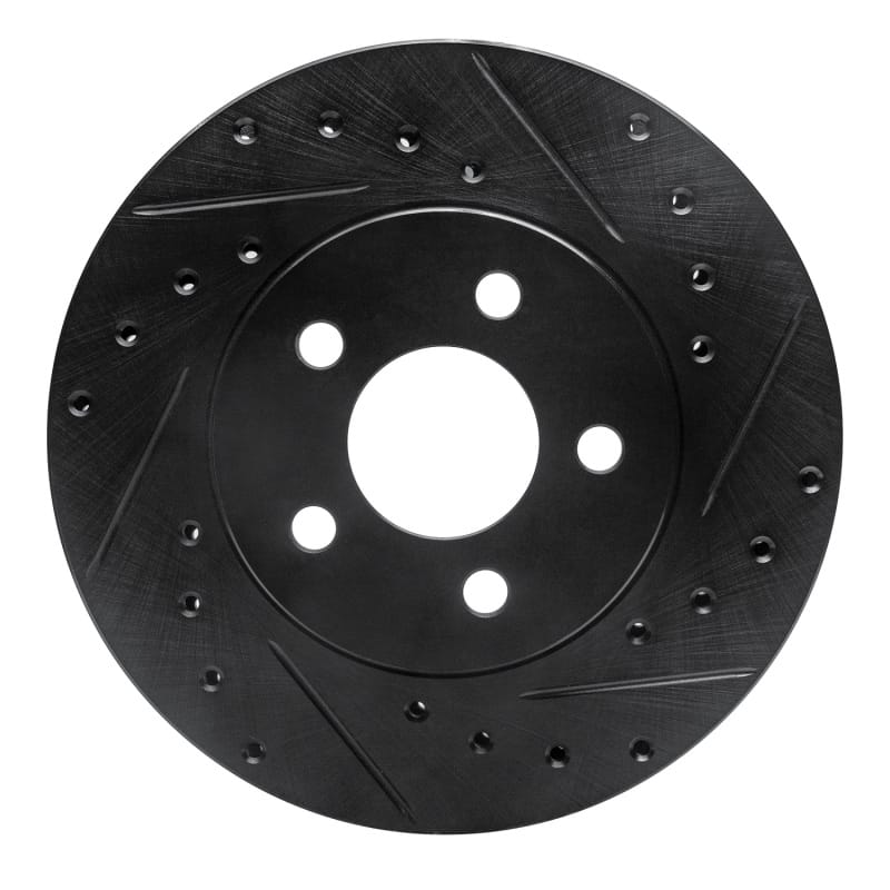R1 Concepts — R1 84-95 Chrysler Town & Country Front Right Drilled & Slotted Black Brake Rotor
R1 Brake Rotor Drill