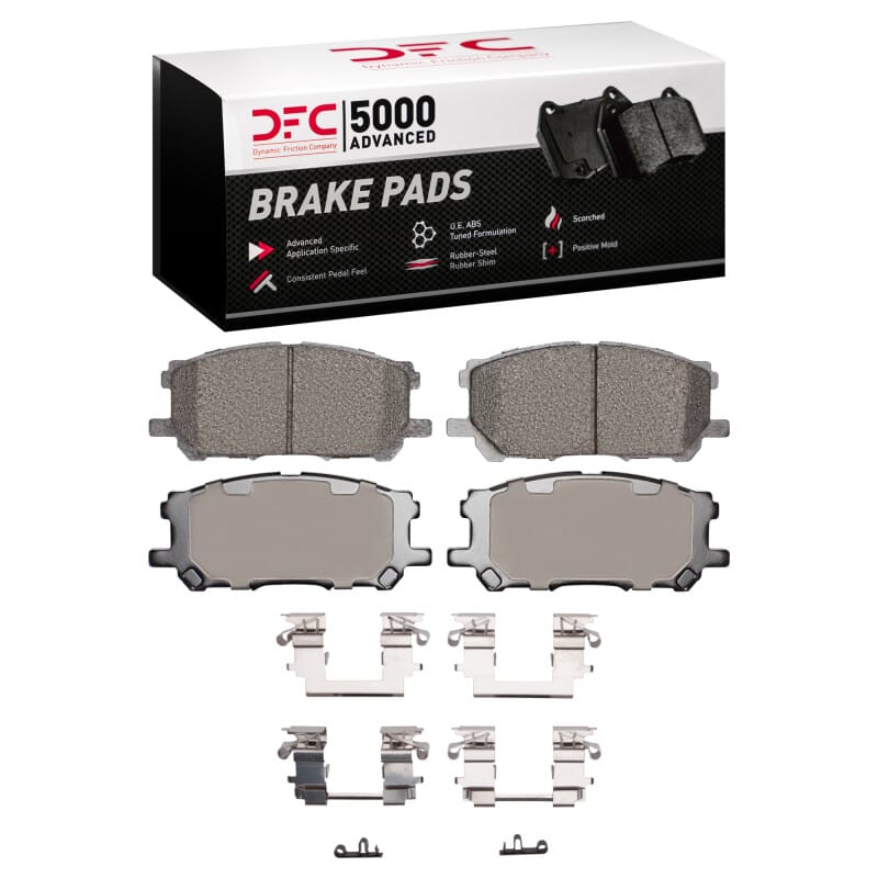 DFC — DFC 04-09 Lexus RX400h Front 5000 Advanced Ceramic Brake Pads and Hardware Kit
DFC Brake Pad Set