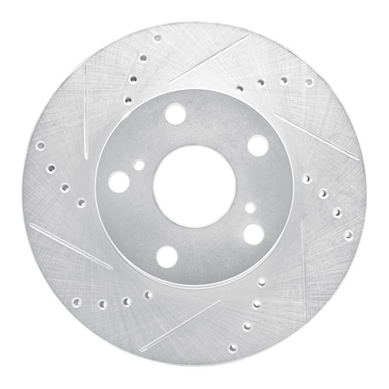 R1 Concepts — R1 05-15 Toyota Tacoma Front Left Drilled & Slotted Silver Brake Rotor
R1 Brake Rotor Drill