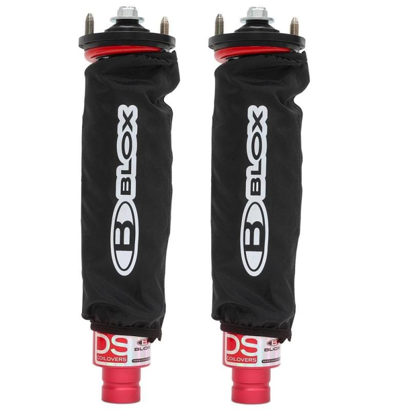 BLOX Racing — BLOX Racing Coilover Covers - Black (Pair)