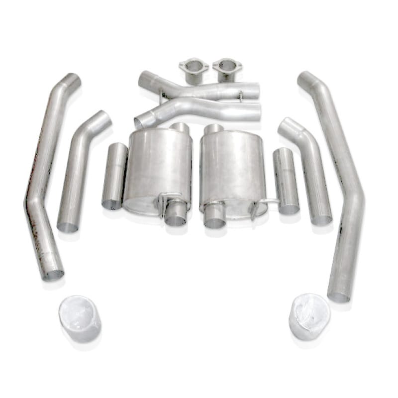 Stainless Works — Stainless Works 2004 GTO 3in Catback Chambered Mufflers X-Pipe Wide Oval Tip
Exhaust System