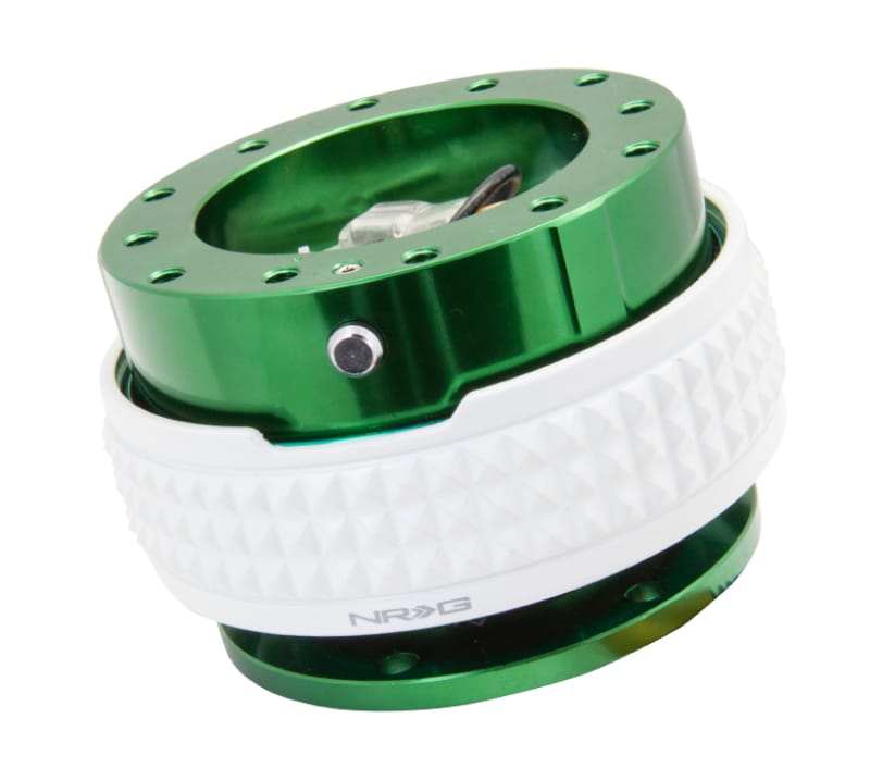 NRG — NRG Quick Release Kit - Pyramid Edition - Green Body / Glow In The Dark Pyramid Ring