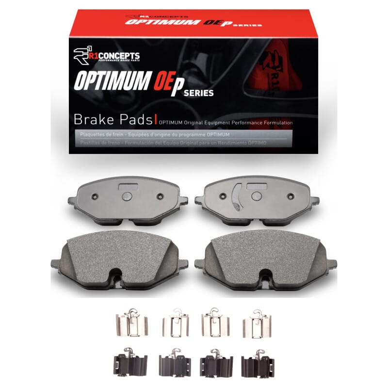 R1 Concepts — R1 22-23 Audi A3 (Mexico) Front Optimum OE Pads & Hardware Kit