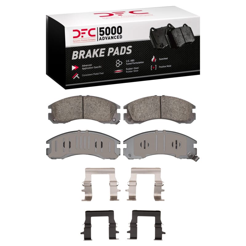DFC — DFC 94-00 Mitsubishi Montero Front 5000 Advanced Ceramic Brake Pads and Hardware Kit
DFC Brake Pad Set
